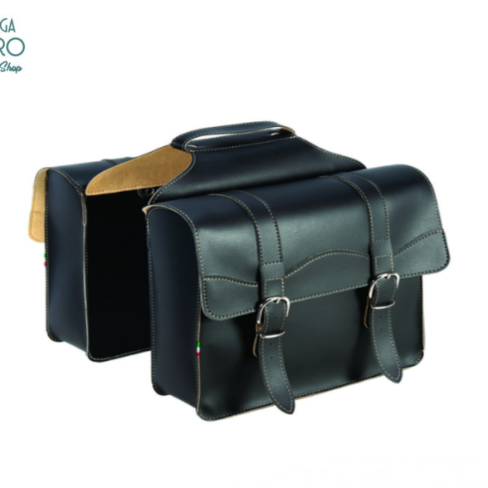 World Dimension BORSA IN ECO CUOIO NERA