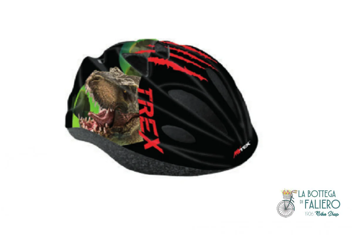 MANDELLI CASCO JUNIOR T-REX ROSSO