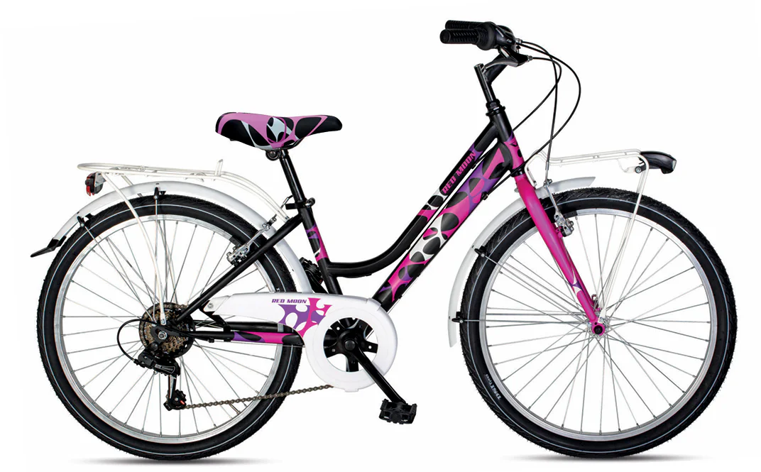 Velomarche CITY REDMOON LADY 24" 6V Bici Bambina - immagine 3