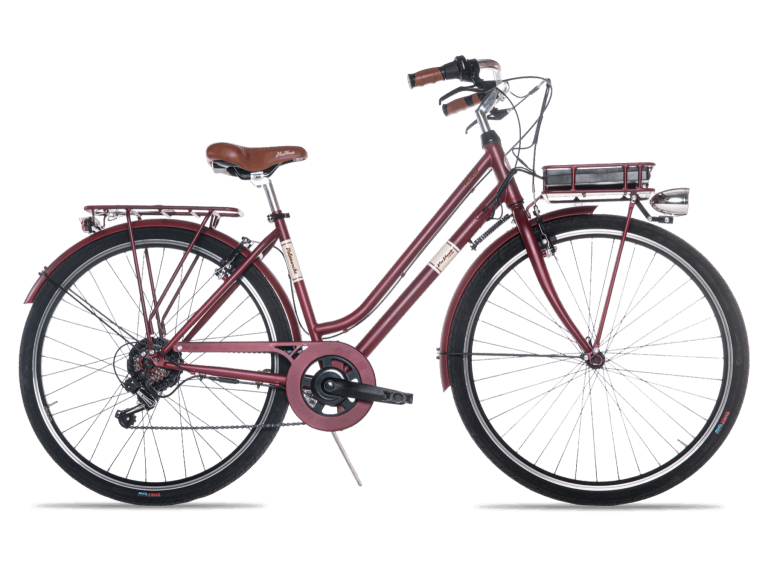 Incanto E-Bike 28" city bike elettrica vintage telaio acciaio colore Beige Sahara