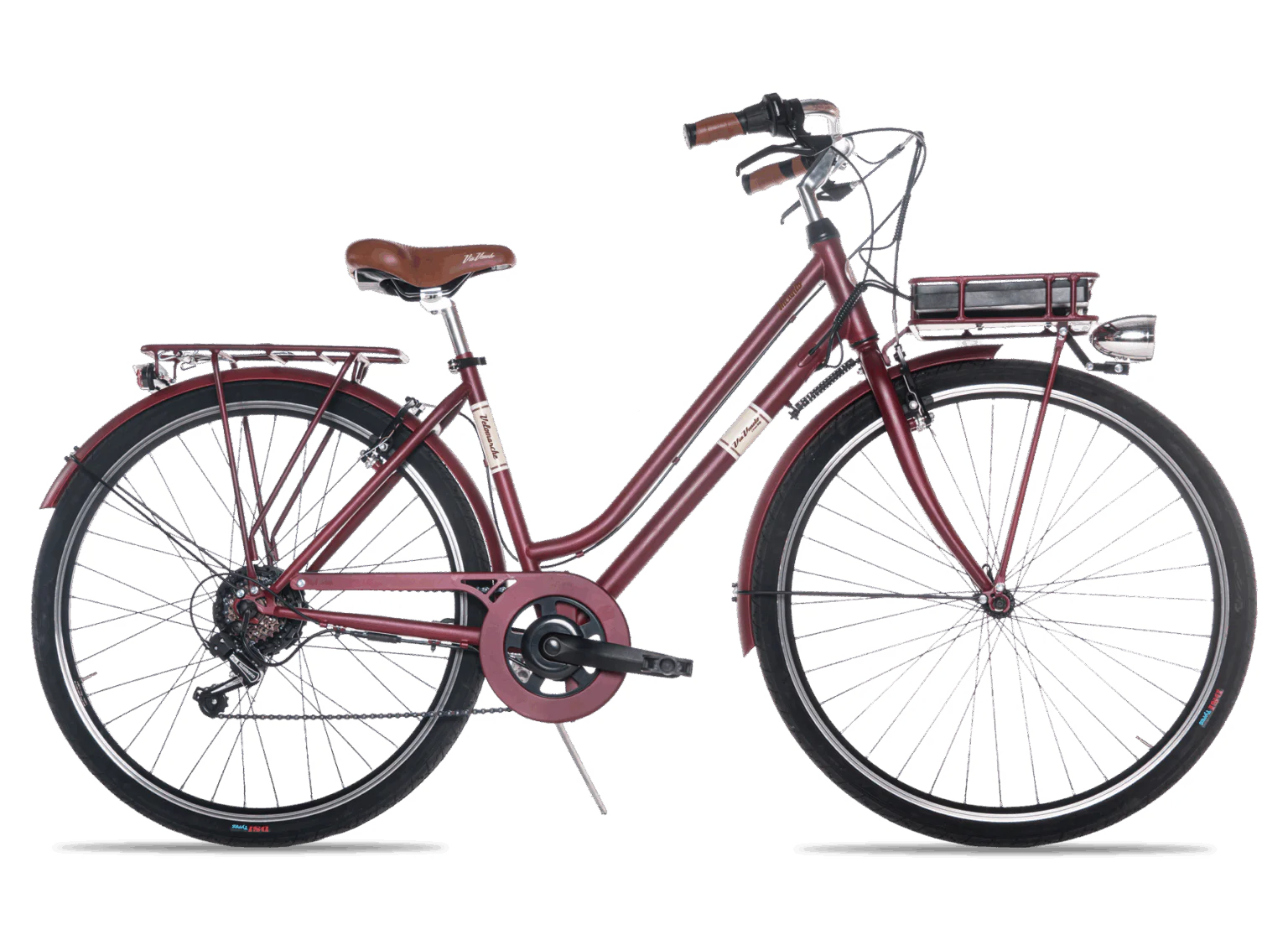 Incanto E-Bike 28" city bike elettrica vintage telaio acciaio colore Beige Sahara