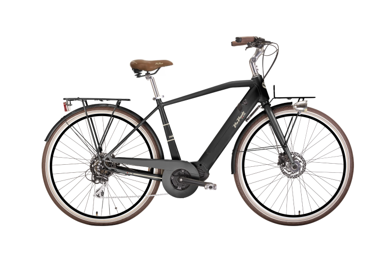 E-LITE MAN 28" city bike elettrica premium vista laterale