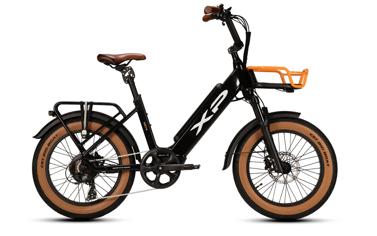 XP I-K2+ fat bike elettrica compatta design vintage La Bottega di Faliero