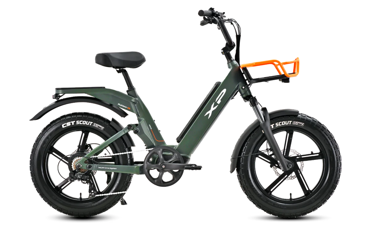 XP Funky Mono fat e-bike ammortizzata forcella Fat34 La Bottega di Faliero