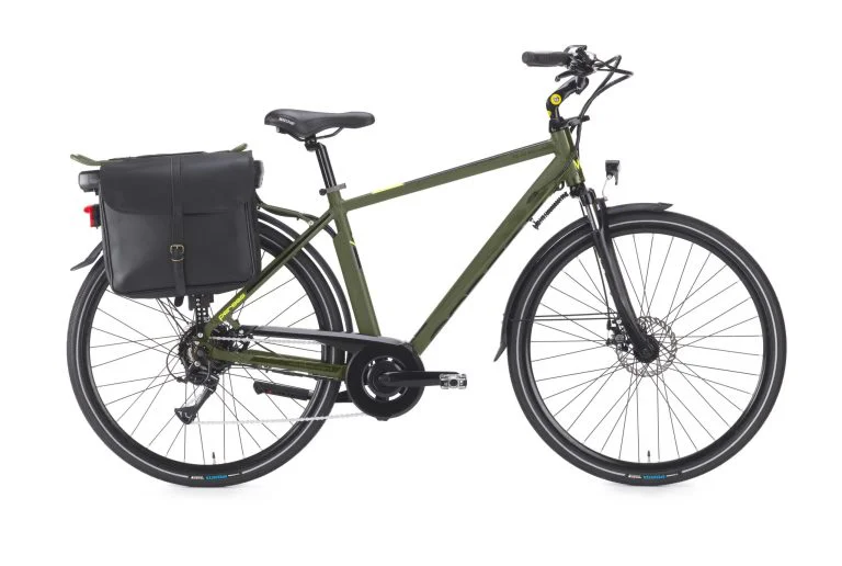 Worldimension Perses Man Trekking E-Bike colore Shiny Pastel Military Green