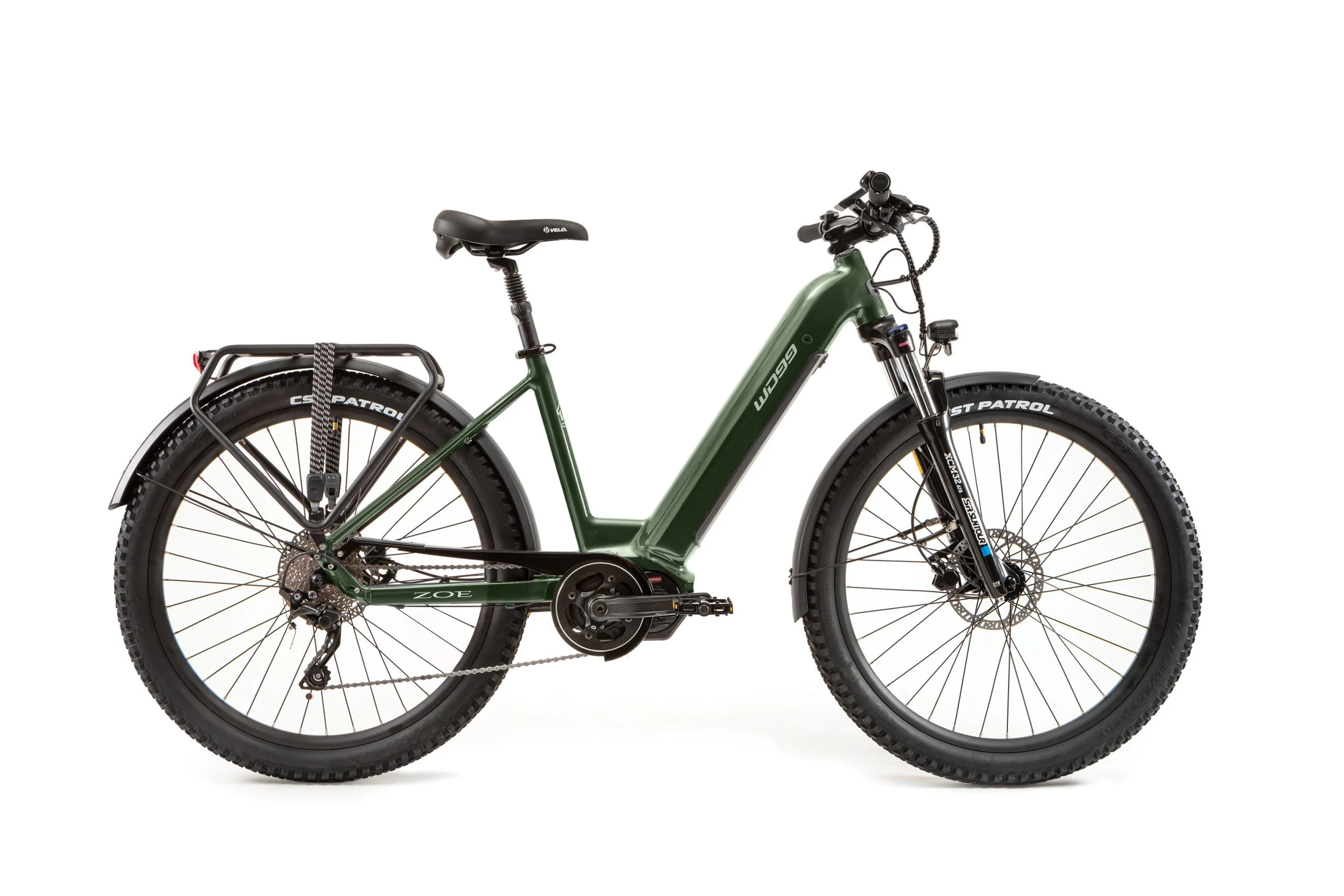 Worldimension ZOE TRK Trekking E-Bike colore Shiny Metallic Dark Green